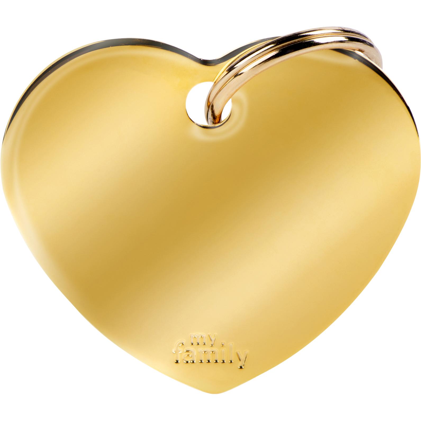 Myfamily, Ricordo bebè, My Family Medaglietta Cuore 37x32mm Ottone