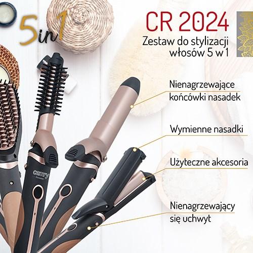 Productafbeelding Camry Haarstyler CR 2024 1200 W, Zwart / Roségoud (32 mm, 19 mm)