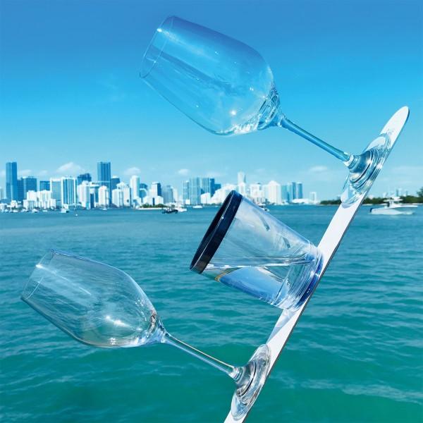 Actual product image Silwy Outdoor wine glass crystal glasses set of 2 (25 cl, 2 Glasses, Wine glasses set)