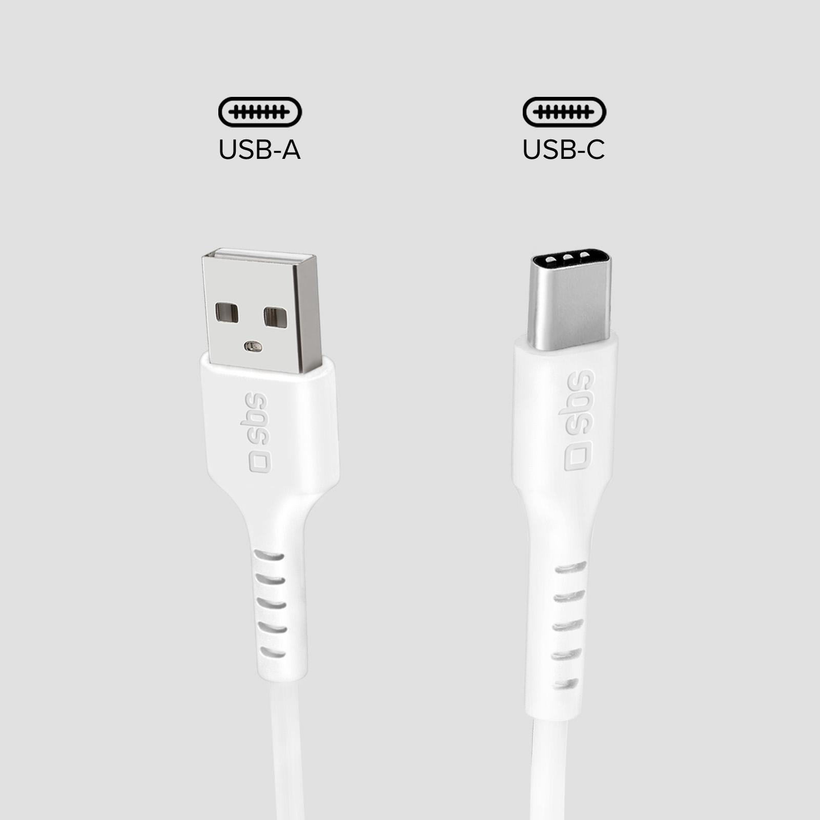 Thumbnail - SBS Kabel (USB A, USB C, 1 m (1 m, USB 2.0), USB Kabel