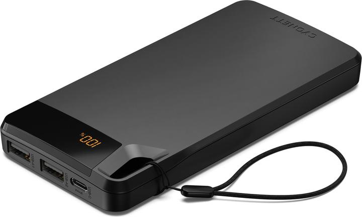 Actual product image Cygnett Boost Power Bank - Schwarz, 10.000 mAh (10000 mAh, 15 W, 37 Wh)