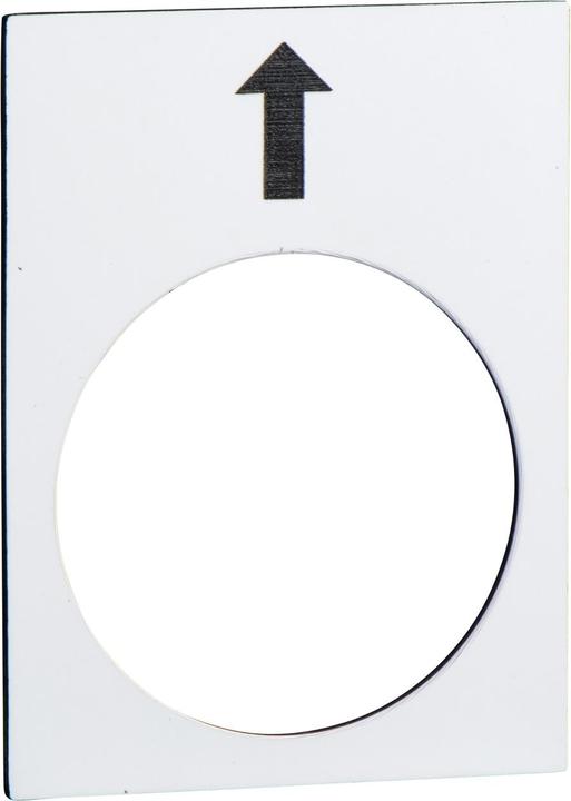 Produktbild Schneider Electric Bezeichnungsschild, 30x40mm, weiss, ZB2BY4951