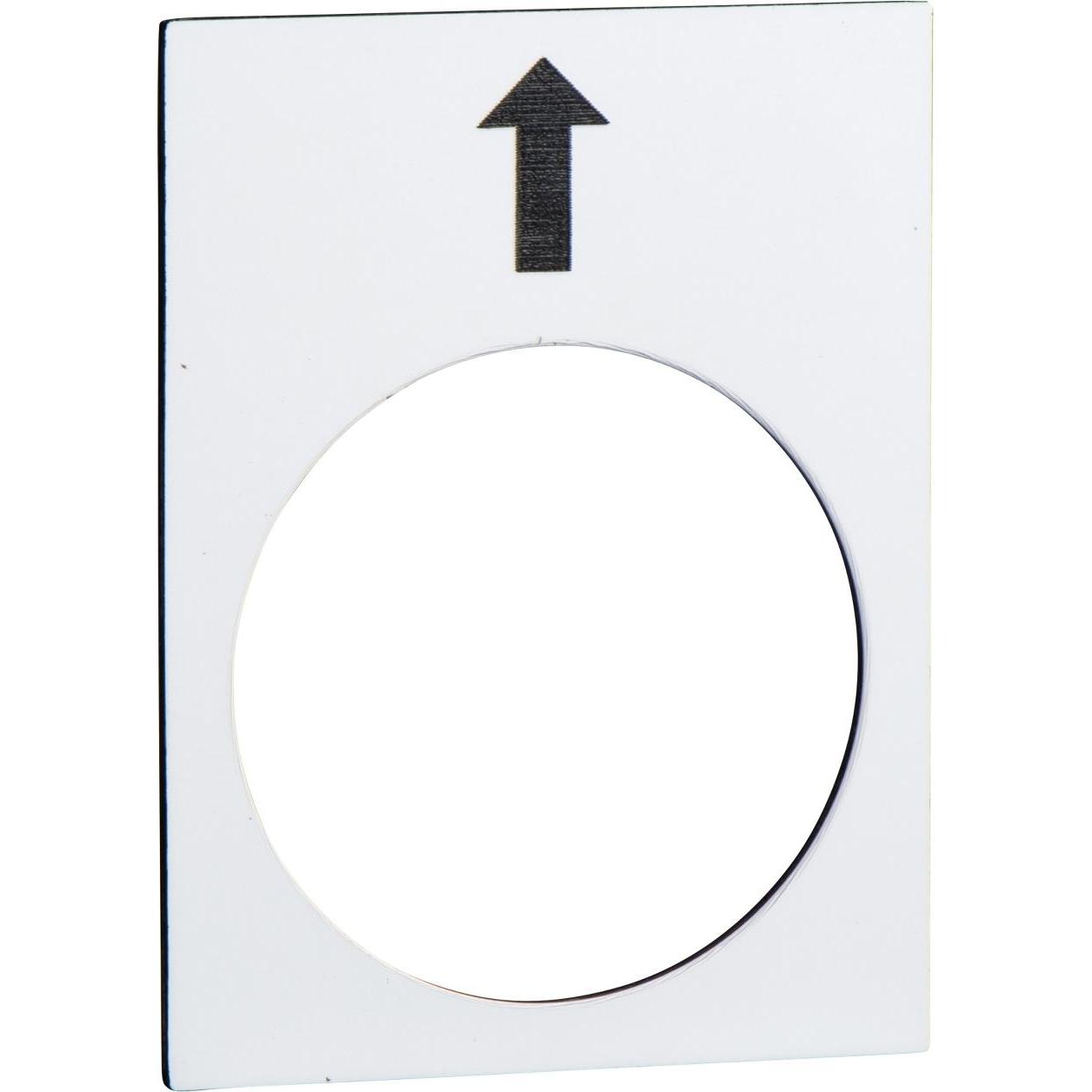 Thumbnail - Schneider Electric Bezeichnungsschild, 30x40mm, weiss, ZB2BY4951, Taster + Schalter, Weiss