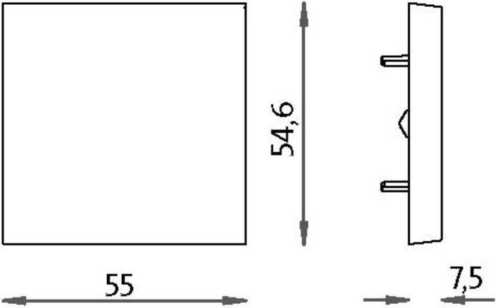 Produktbild Kopp HK07 Flächenwippe 490029008 reinweiss