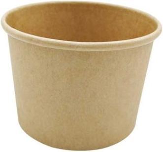 Produktbild Axfood Papbaeger Soup-To-Go 35 cl 12 oz Ø96x70 mm Brun,25 stk/ps - (25 stk.)