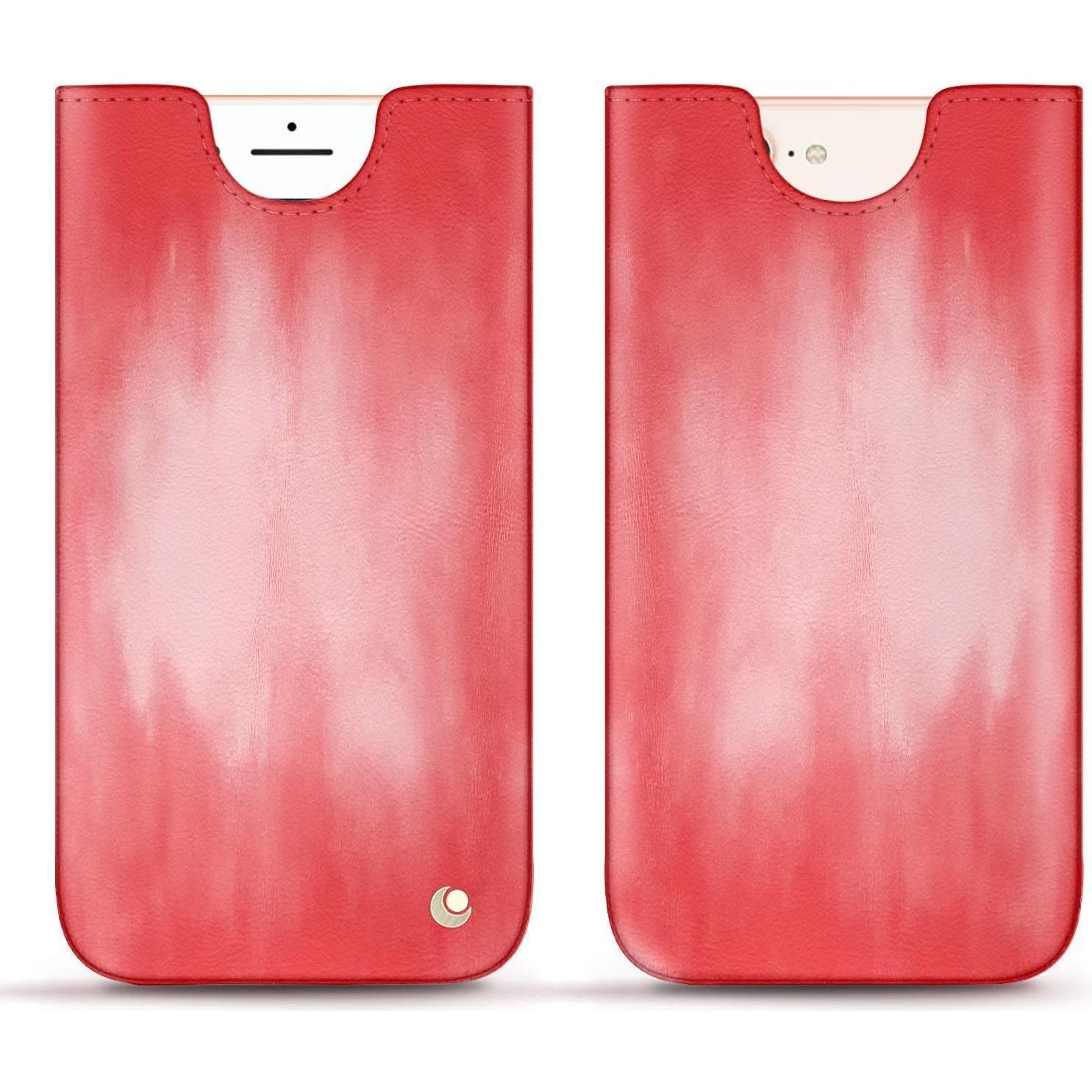 Thumbnail - Noreve Lederschutzhülle (Apple iPhone 8 Plus), Smartphone Hülle, Rosa
