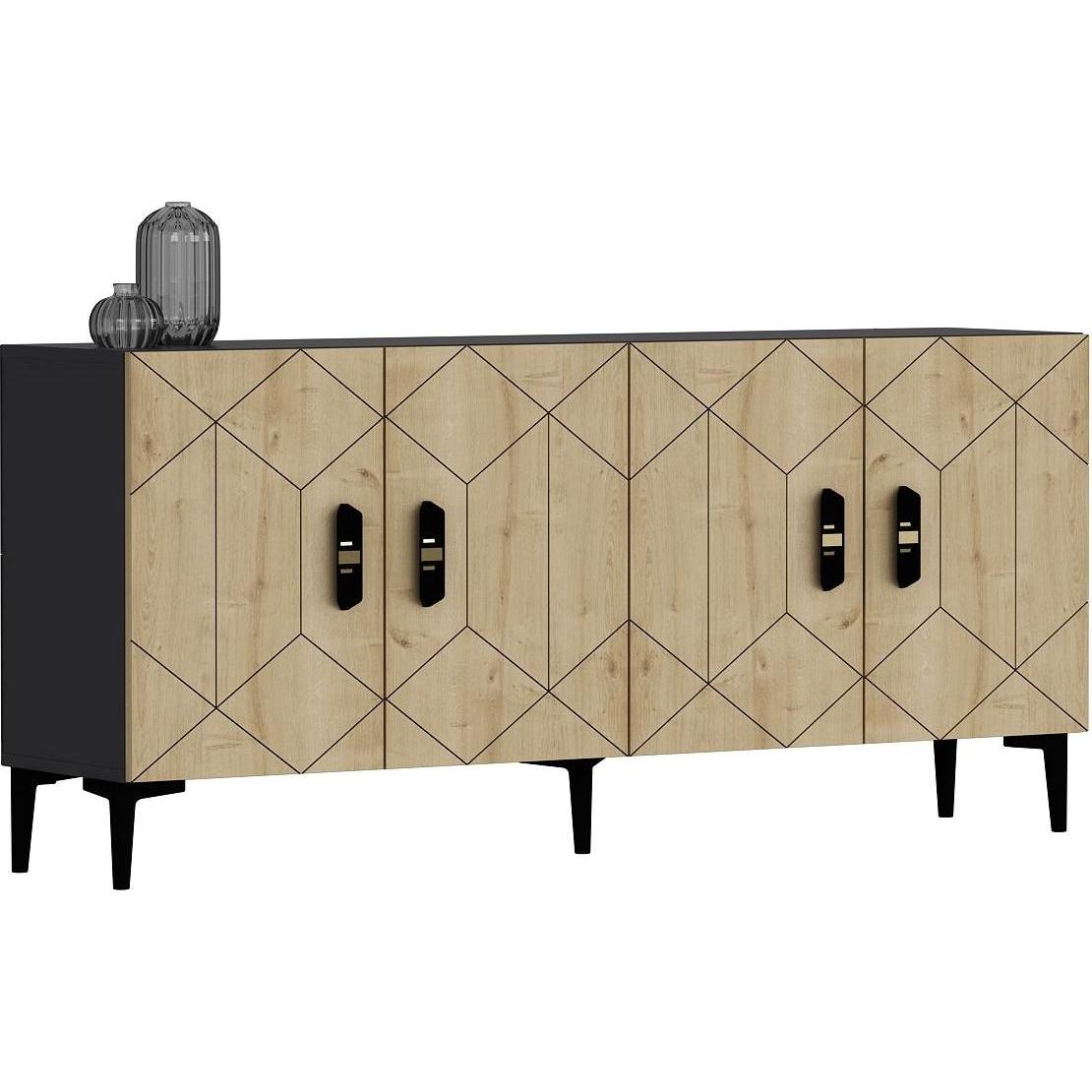 Kalune Design, Kommode + Sideboard, Cross Console (150 x 75 x 35 cm)