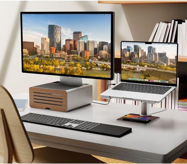 Actual product image TwelveSouth HiRise Pro for iMac Silver