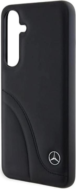 Produktbild Mercedes MEHCS23RBCSK S921 czarny/black hardcase Leather Curved Stitches (Samsung Galaxy S24)