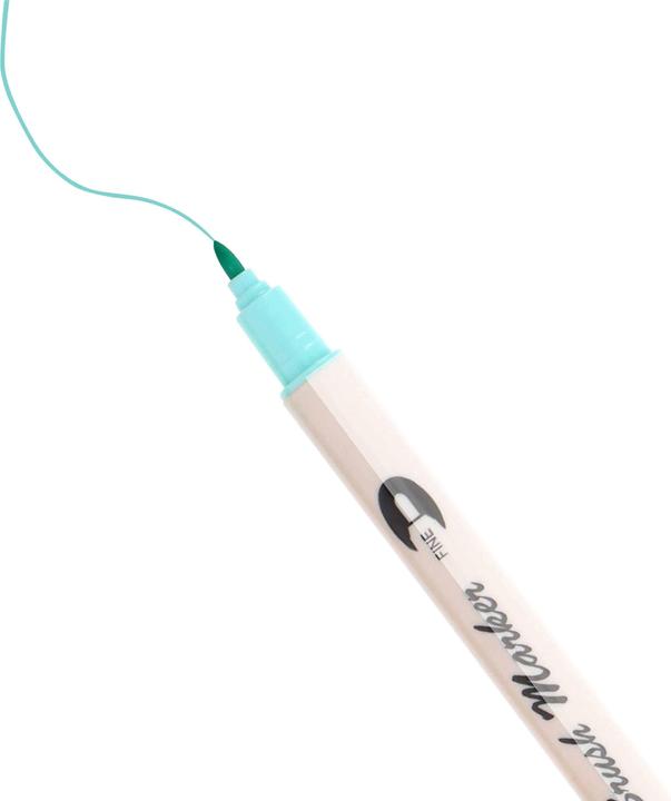 Produktbild Topwrite Felt Tip Brush Double Sided 7p (7x)