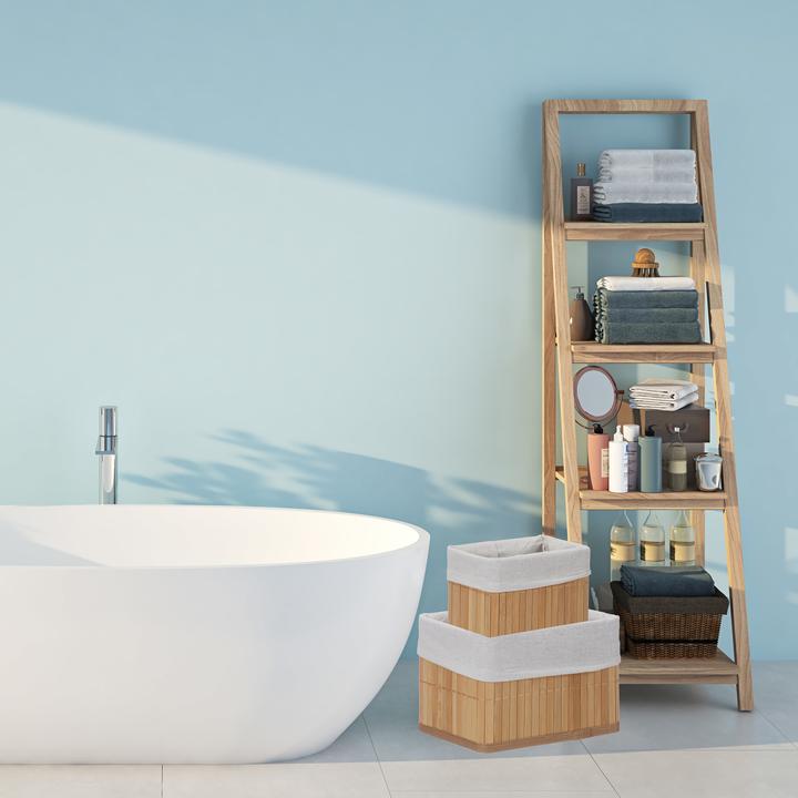 Image du produit Relaxdays Set de 6 paniers de rangement (35 x 25 x 17 cm)