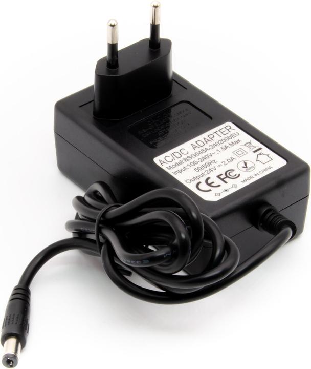 Produktbild Purecrea 24V DC 2000mA Netzteil AC/DC-Adapter 5.5mm/2.1mm Stecker