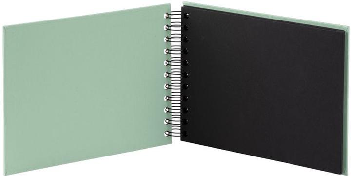 Image du produit Rössler Album photo S.O.H.O. Menthe Vert clair Noir Pages (19,5 x 14,5 cm)