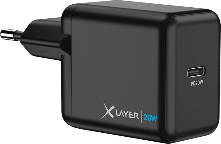 Xlayer Ladegerät Typ C Single Charger PD 20W Black (20 W)