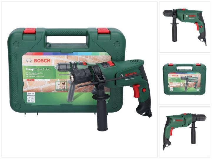 Actual product image Bosch Home & Garden EasyImpact 600 impact drill with carrying case (Electrical connection)