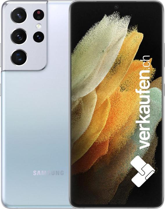 verkaufen.ch Galaxy S21 Ultra 5G (256 GB, Phantom silver, 6.80", 108 Mpx, Hybrid Dual SIM, B / Very good)