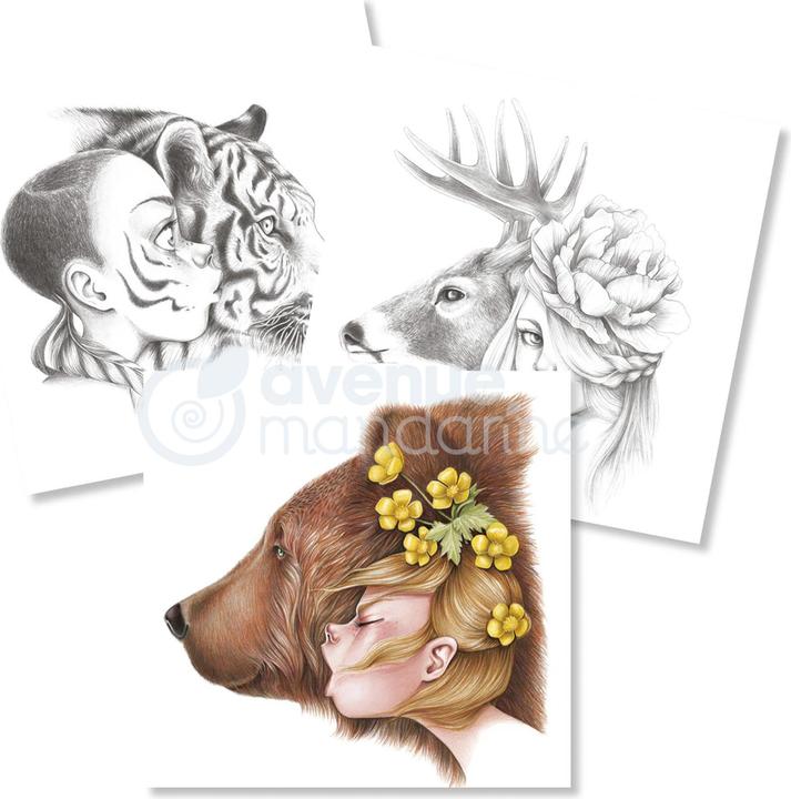 Produktbild My Mandarine Malbuch Coloriage Wild