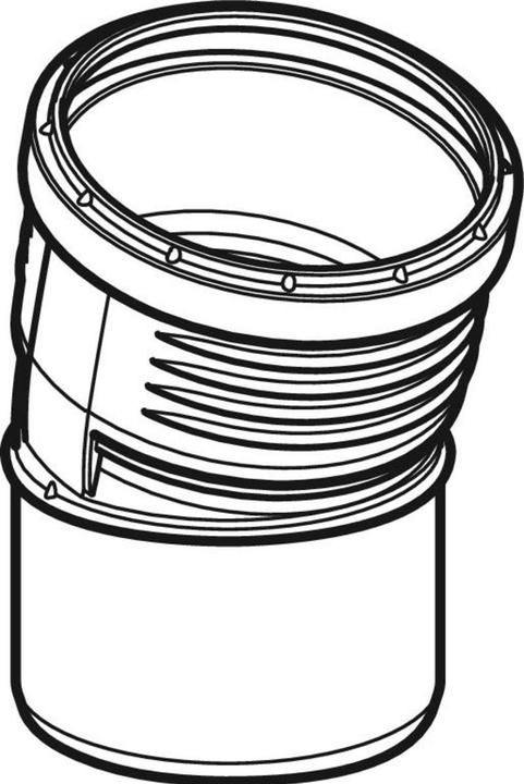 Actual product image Geberit Silent-PP bend 15° d90