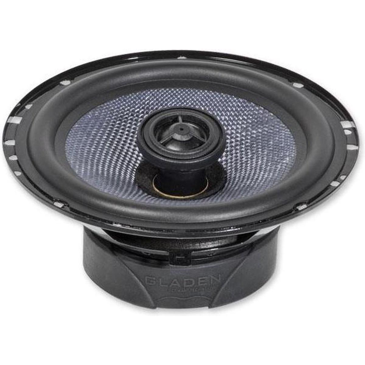 Gladen Glad Audio RC165 - Autolautsprecher - 16,5 cm Lautsprecher - 85 Watt - 2 Straßenkoaxial-Lautsprecher (125 W, 16.50 cm) (RC165)