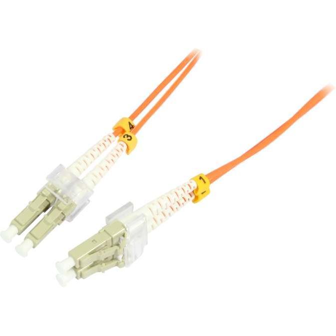 Thumbnail - Synergy 21 LWL-2-Faser-Patchk. 0.5mtr.LC-LC 50/125um OM2 AD 2mm (0.50 m), Netzwerkkabel