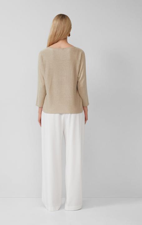 Produktbild s.Oliver Strickpullover Strickpullover mit Glitzergarn und 3/4-Fledermausärmeln (42)