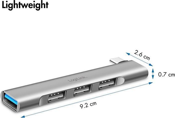 Produktbild LogiLink UA0437 (USB-C, 4 Ports)