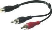 Produktbild HDgear 1 x Cinchkupplung > 2 x Cinchstecker (Audio Splitter)