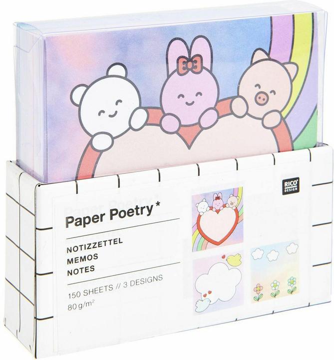 Actual product image Rico Design Notizzettel Chingu 9 x 9 cm, Breite: 9 (90 x 90 mm)