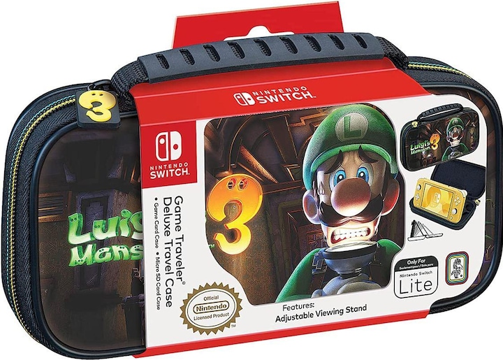 Bigben Travel Case Luigi's Mansion (Switch Lite)