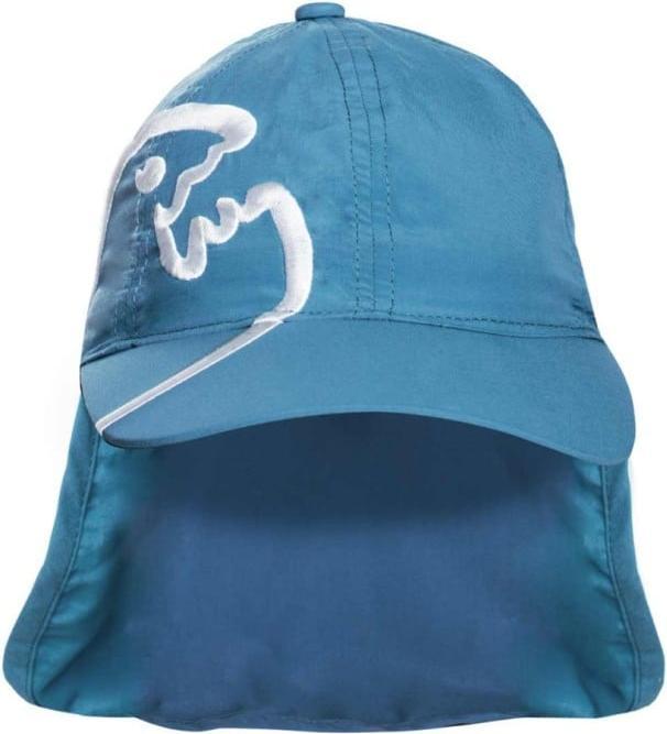 Produktbild IQ-UV UV Schutz Cap Bites mit Nackenschutz Kinder recycelt, blau (1 Stk) (50, 51, 52, 53, 54, 55)