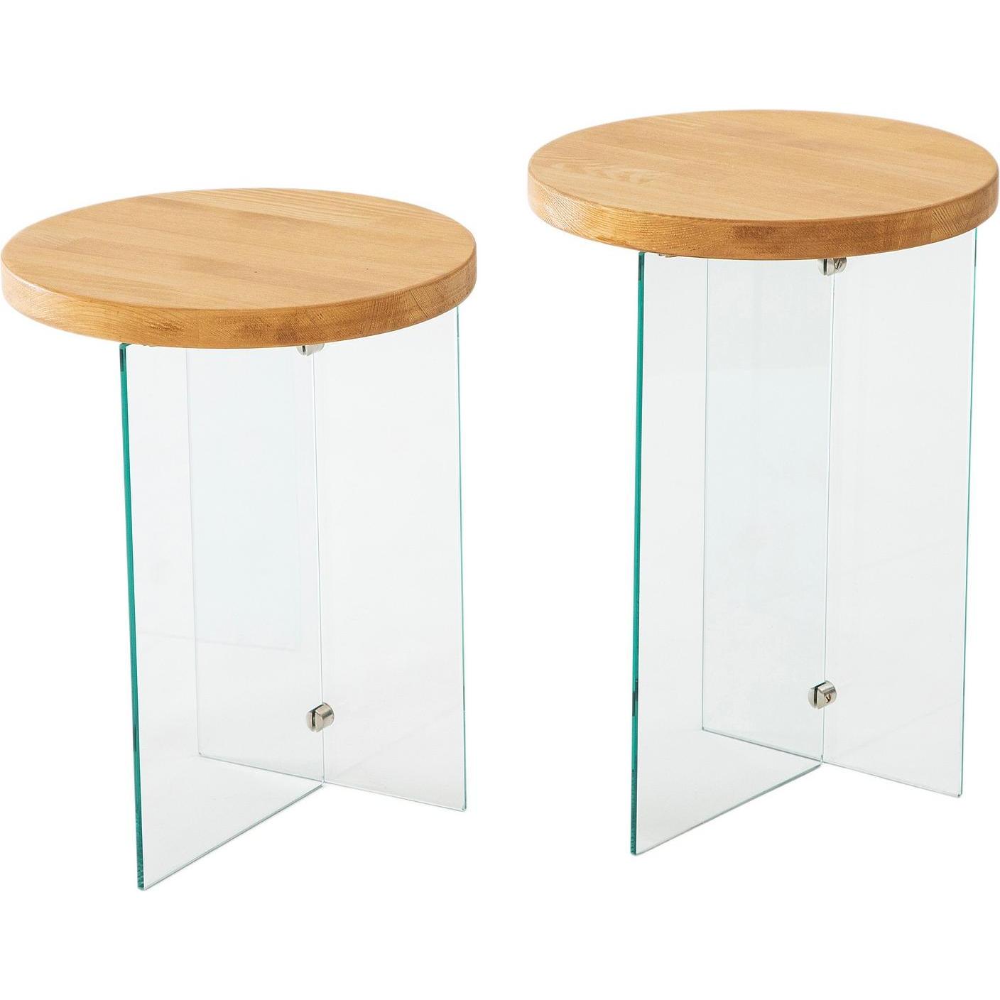 Skye Decor, Couchtisch + Beistelltisch, Serenity (35 x 51 x 51 cm)