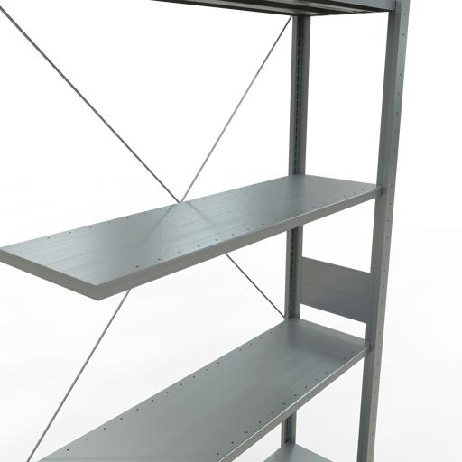 Actual product image Schulte Lagertechnik MULTIplus85 boltless bay system with cross brace