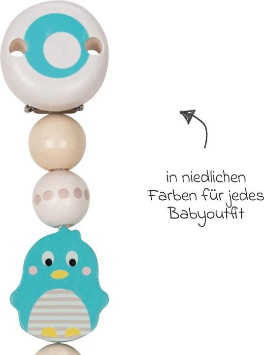 Image du produit Goki Attache-sucette Pingouin (1 x)