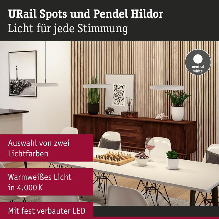 Produktbild Paulmann URail Pendel Hildor (1400 lm)