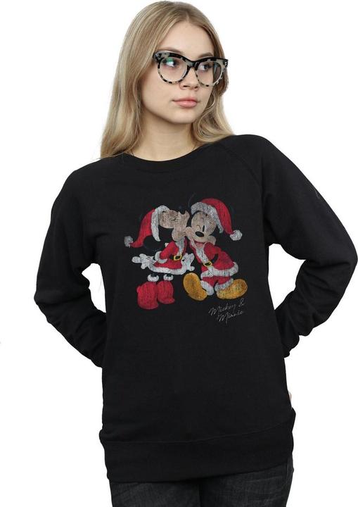 Image du produit Disney - Sweat MICKEY AND MINNIE CHRISTMAS KISS - Femme (XL)
