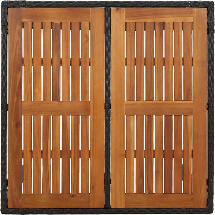 Produktbild vidaXL Gartentisch mit Holzplatte (90 x 90 x 75 cm)