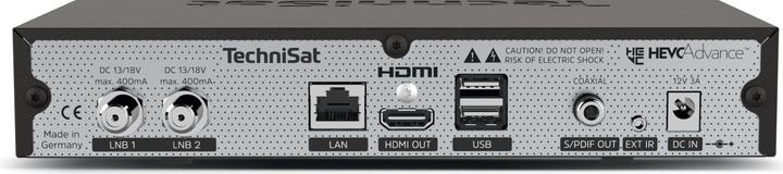 Immagine prodotto TechniSat Technibox UHD S (2x DVB-S2 (Doppio), Slot CI+)