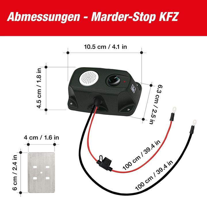 Actual product image Swissinno Marder-Stop KFZ 12DC
