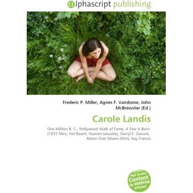 Carole Landis, Fachbücher