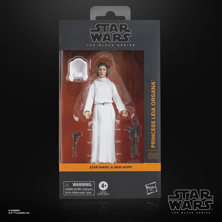 Produktbild Hasbro Star Wars Episode IV Black Series Actionfigur Princess Leia Organa 15 cm