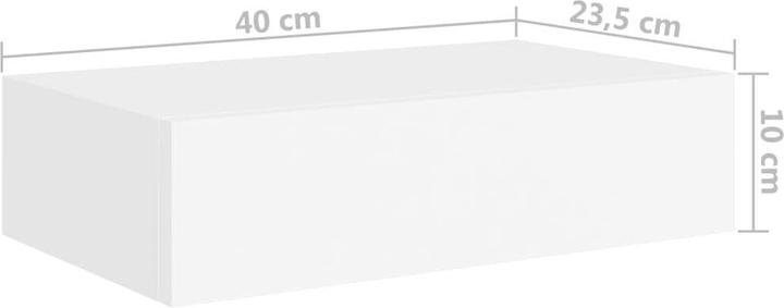 Immagine prodotto vidaXL Schubladenregal (40 x 23.50 x 10 cm)