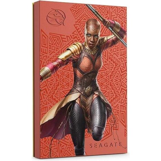 Seagate Firecuda Marvel Okoye Se 2tb (2 TB), Externe Festplatte, Rot
