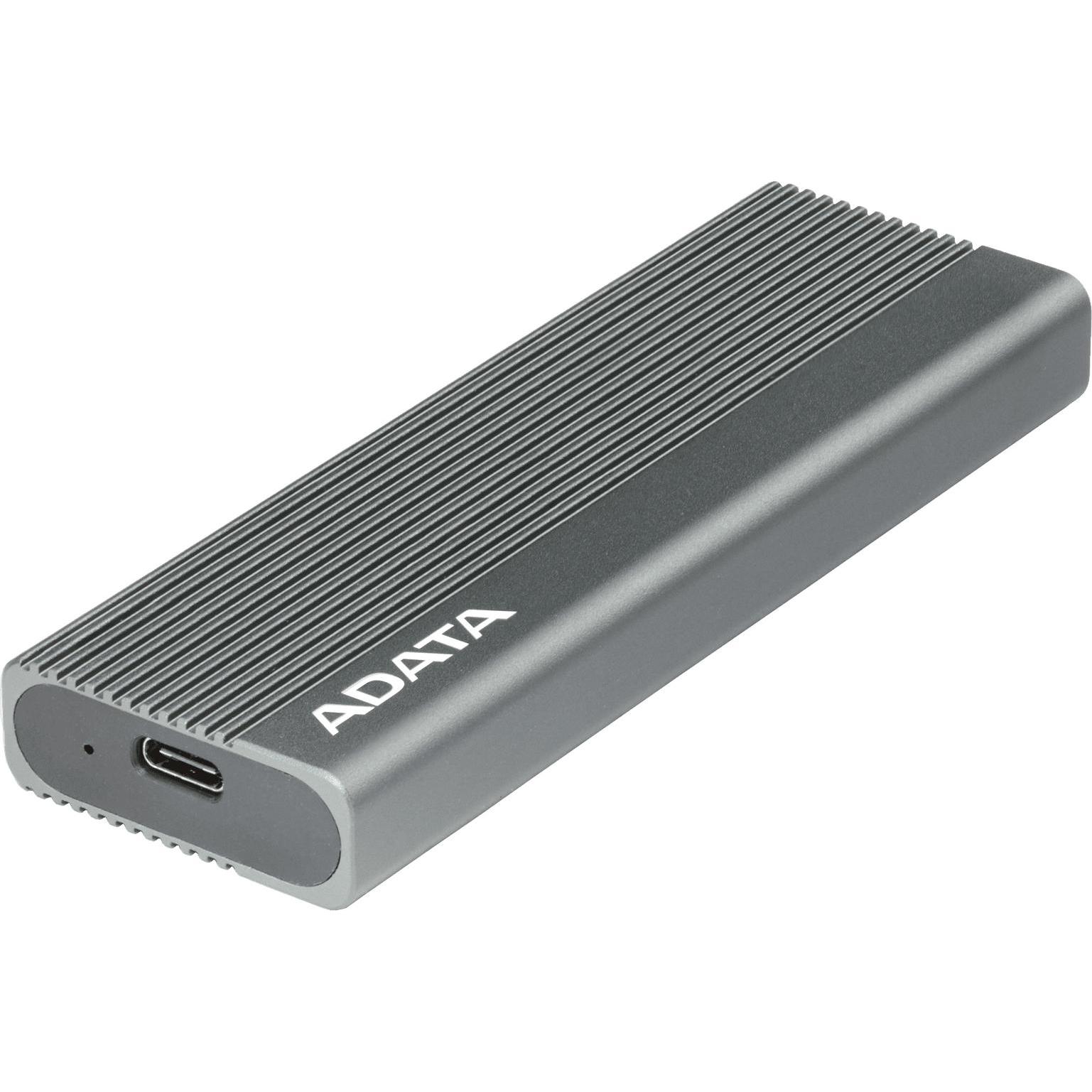 Adata Externe SSD M.2 Gehäuse EC680 USB3.2C 10Gbps (M.2), Case per hard disk, Grigio