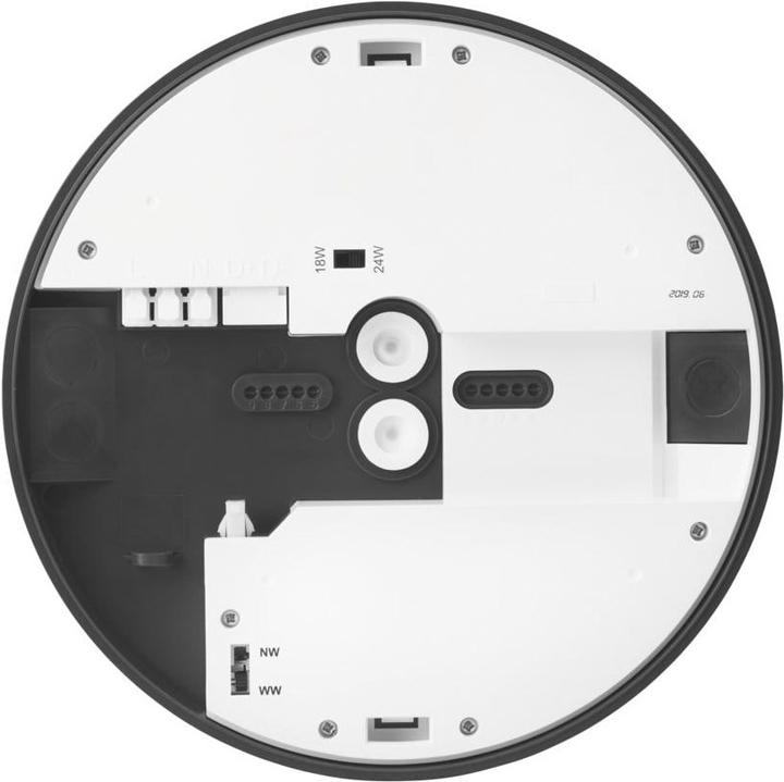 Produktbild Ledeshi Aufbauleuchte SLICE CIRCLE N III 18/24W 3000/4000K Anthrazit (2400 lm)