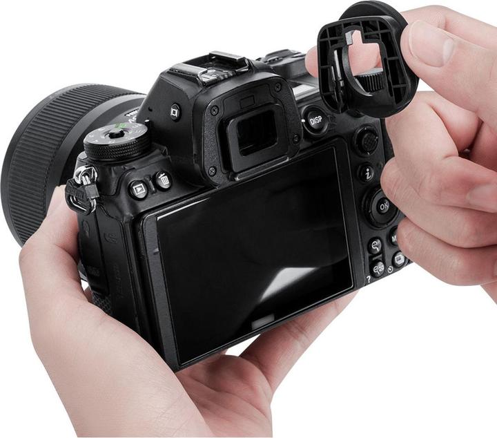 Actual product image JJC EF XT50L Camera Eyecup for Nikon Z6III, Z7II, Z6II, Z5, Z6, and Z7