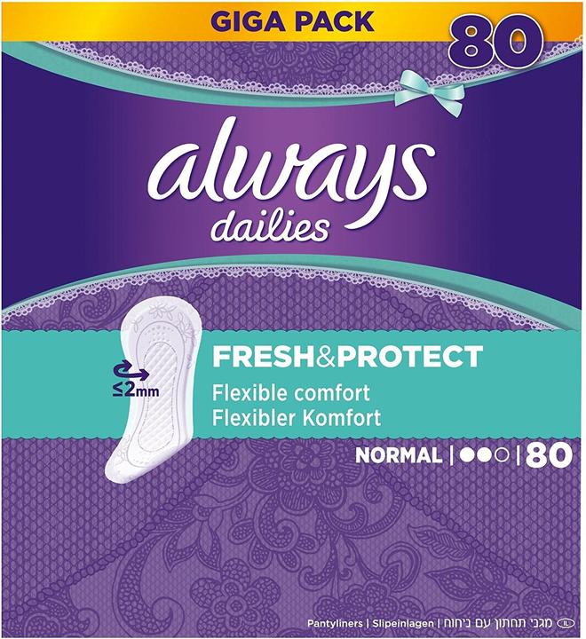 Always Slipeinlage Fresh&Protect Normal (80 x, Damenbinden)