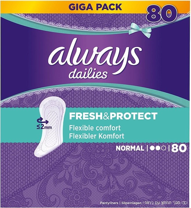 Produktbild Always Slipeinlage Fresh&Protect Normal (80 x, Damenbinden)