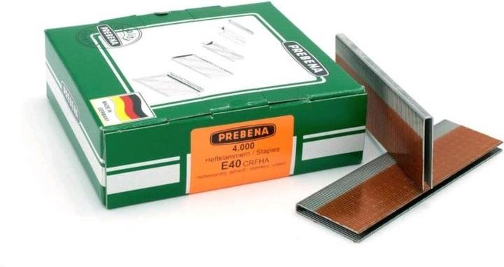 Produktbild Prebena Heftklammern rostfrei geharzt40 mm