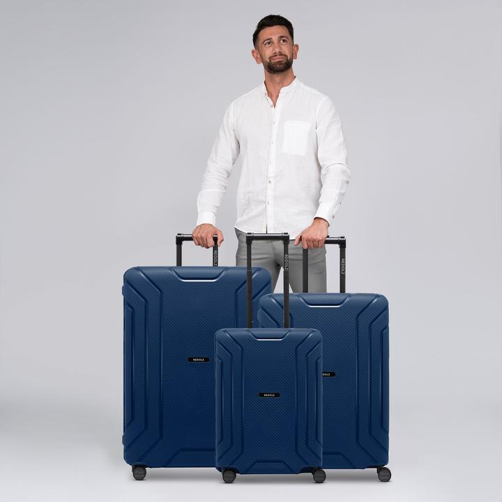 Image du produit Redolz Essentials 15 Set de valises à 4 roulettes 3 pièces avec fermeture à trois points (210 l)