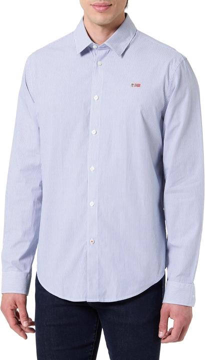 Immagine prodotto Napapijri Camicia a Maniche Lunghe a Righe (XXL)